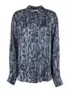 Forte Forte Pattern Shirt In Blue