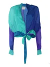 Forte Forte Ombré-effect Silk Blouse In Multicolor