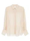 Forte Forte Organza Button-front Shirt In Neutral