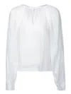 Forte Forte Bohemian Cotton And Silk Shirt In White