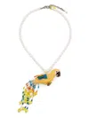 FORTE FORTE FORTE_FORTE SHORT BEADS NECKLACE WITH ANIMALIER ELEMENT ACCESSORIES