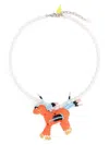 FORTE FORTE FORTE_FORTE SHORT BEADS NECKLACE WITH ANIMALIER ELEMENT ACCESSORIES