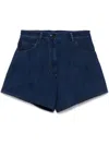 Forte Forte Denim Mini Shorts In Blue