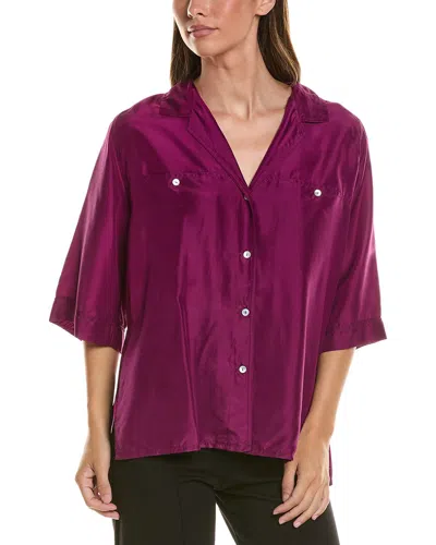 Forte Forte Forte_forte Silk Blouse In Burgundy