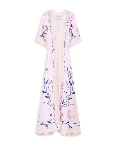 Forte Forte Forte_forte Silk Deliverance Kaftan Dress In Multi