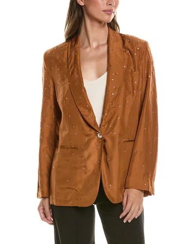 Forte Forte Forte_forte Silk Jacket In Brown