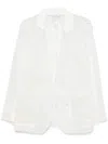 Forte Forte Women Silk Organza Jacket In White