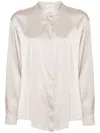 Forte Forte Long-sleeved Shirt In Grey