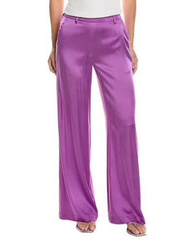 Forte Forte Forte_forte Silk-blend Pant In Purple