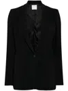 Forte Forte Tailored Single-breasted Blazer In Black
