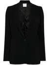 Forte Forte Tailored Single-breasted Blazer In Black