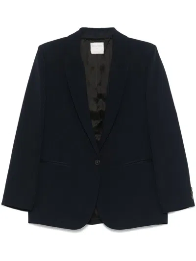 Forte Forte Forte_forte Single-breasted Blazer Jacket In Blue
