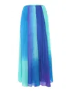 Forte Forte Gradient Pattern Blue/multicolor Skirt In Multicolor