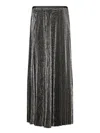 Forte Forte Forte_forte Lamé Pied De Poule Long Skirt In Black