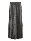 Forte Forte Forte_forte Lamé Pied De Poule Long Skirt In Black