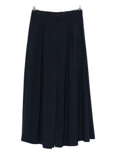 Forte Forte Pleated My Skirt In Blue