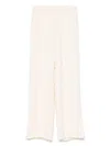 Forte Forte Forte_forte Slubbed Fluid Viscose Flared Pants Clothing