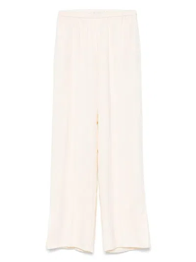 FORTE FORTE FORTE_FORTE SLUBBED FLUID VISCOSE FLARED PANTS