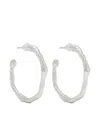 Forte Forte Half Hoop Earrings In Grey