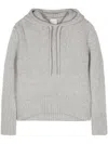 Forte Forte Wool Knitted Hoodie In Beige