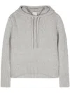 Forte Forte Wool Knitted Hoodie In Beige