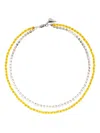 FORTE FORTE FORTE_FORTE STRASS AND BEADS NECKLACE ACCESSORIES