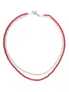 FORTE FORTE FORTE_FORTE STRASS AND BEADS NECKLACE ACCESSORIES