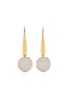 Forte Forte Forte_forte Strass Earrings Accessories In Beige