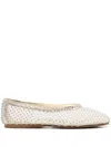 FORTE FORTE FORTE_FORTE STRASS MESH BALLERINA SHOES