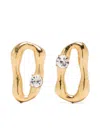 FORTE FORTE FORTE_FORTE STRASS SCULPTURE EARRINGS 18K GOLD PLATED ACCESSORIES
