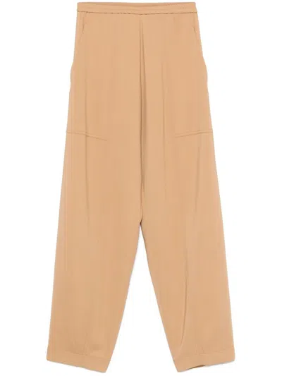 FORTE FORTE FORTE_FORTE STRETCH CADY CREPE ELASTICATED CARGO PANTS