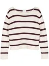 Forte Forte Gestreifter Pullover In Beige