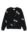 Forte Forte Long-sleeved Sweater In Black