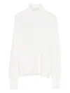 Forte Forte Wool Turtle-neck Sweater In White