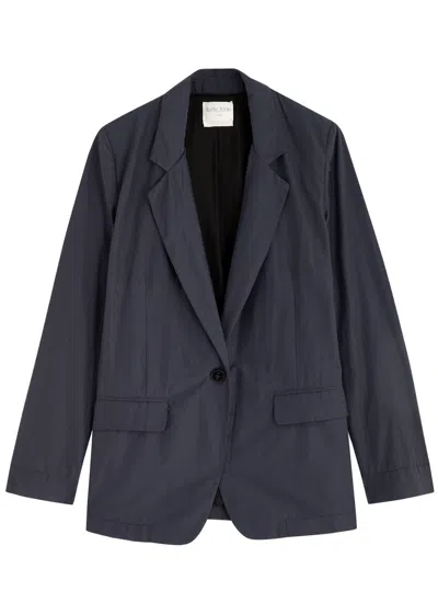 Forte Forte Forte_forte Taffeta Blazer In Dark Blue