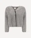 Forte Forte Forte_forte Toggle Closure Cardigan In Gray