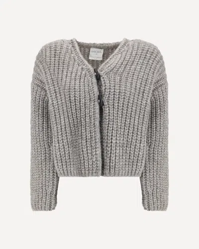 Forte Forte Forte_forte Toggle Closure Cardigan In Gray
