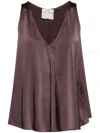 Forte Forte V-neck Silk Blouse
