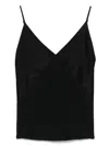 Forte Forte Satin Top In Black