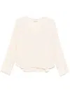 Forte Forte Crepe Blouse In Beige
