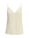 Forte Forte Satin-panelled Top In Neutral