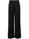 Forte Forte Check-pattern Wide-leg Trousers
