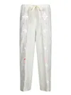 Forte Forte Oniric Blossom White Linen Trousers