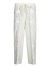 Forte Forte Oniric Blossom White Linen Trousers