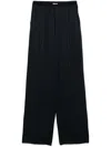 Forte Forte Satin Trousers In Black