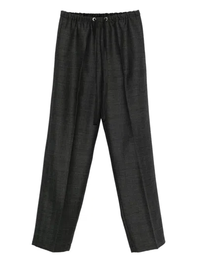 FORTE FORTE FORTE_FORTE GREY 'MY PANTS' PANTS IN WOOL