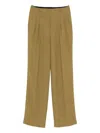 Forte Forte Pleated Trousers In Green