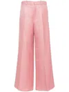 Forte Forte Digonal Structure Couture Palazzo Pants In Multicolor