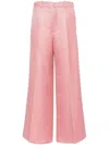 Forte Forte Twill Wide-leg Trousers In Multicolor