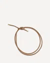 Forte Forte Tubular Belt With Metal Finials In Brown